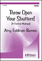 Throw Open Your Shutters! SATB choral sheet music cover